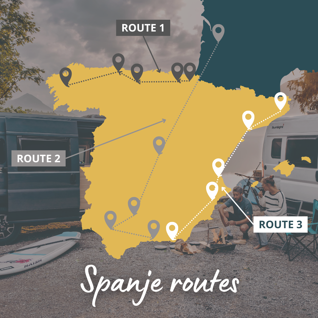 Spanje camperroutes