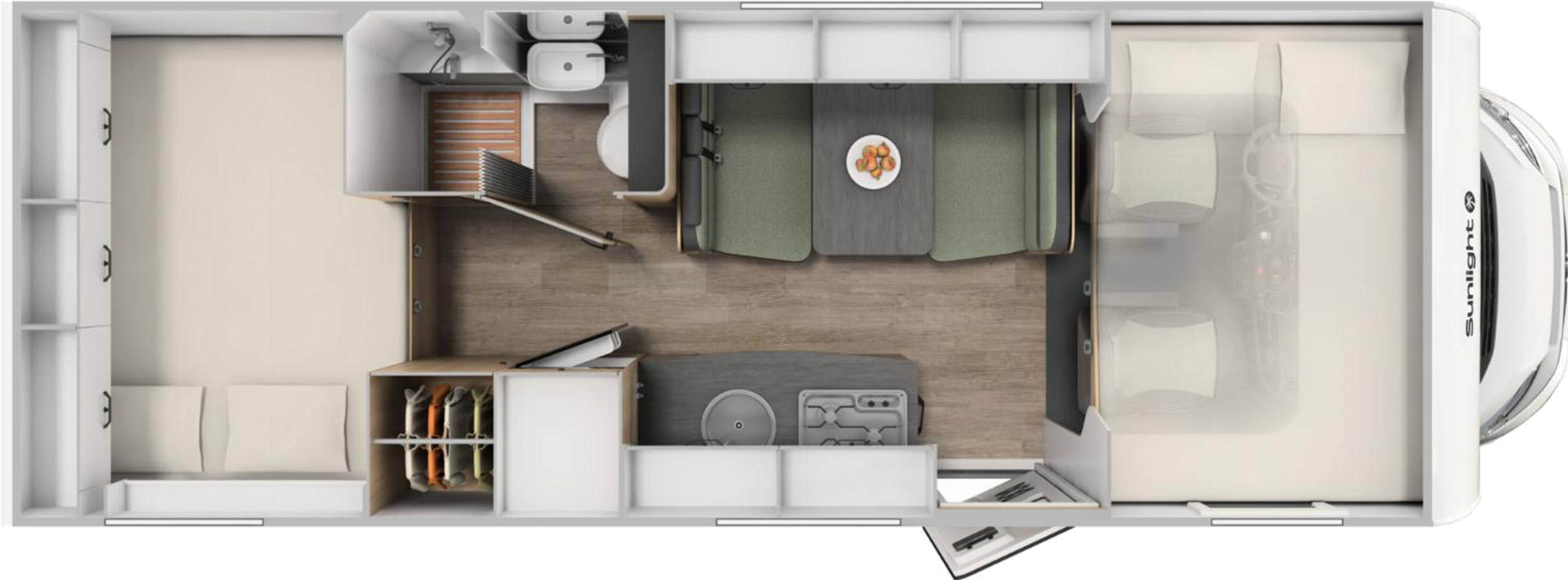 Sunlight A70 indeling