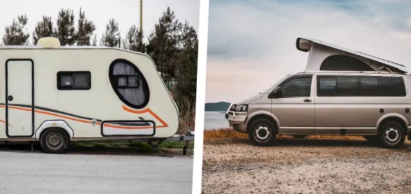 Camper en caravan