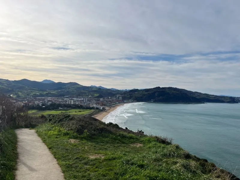 De baai van Zarautz
