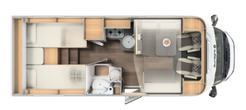 Sunlight T67, Automaat-5p indeling