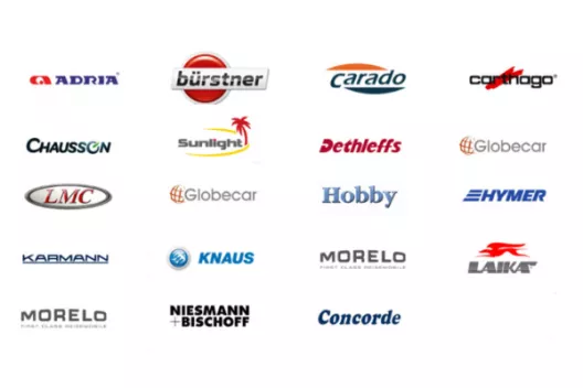 Campermerken overzicht