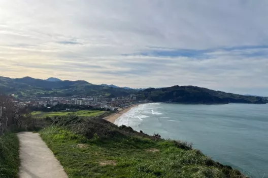 De baai van Zarautz